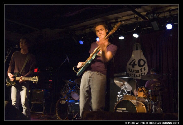 Engineering performing live at the 40 Watt Club on April 27, 2006, in Athens, Georgia.