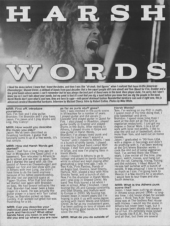 Harsh Words - Maximum Rocknroll - October 2014 (1)