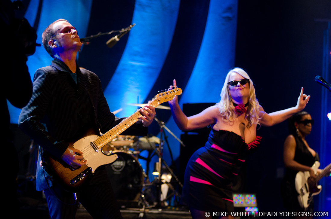 The B-52's performing live at Classic Center on February 18, 2011, in Athens, Georgia.