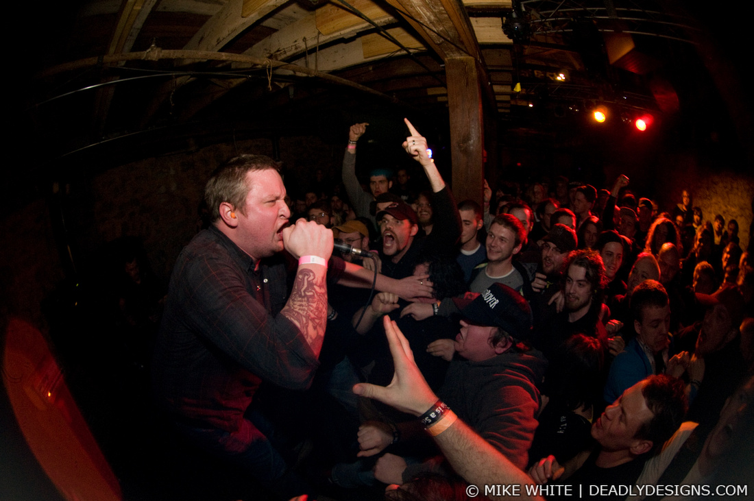 Coalesce performing live at The Masquerade during Scion Rock Fest on February 28, 2009, in Atlanta, Georgia.