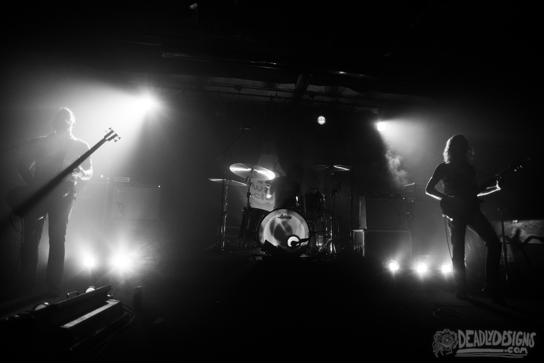 Russian Circles performing live at the 40 Watt Club on February 23, 2019, in Athens, Georgia.