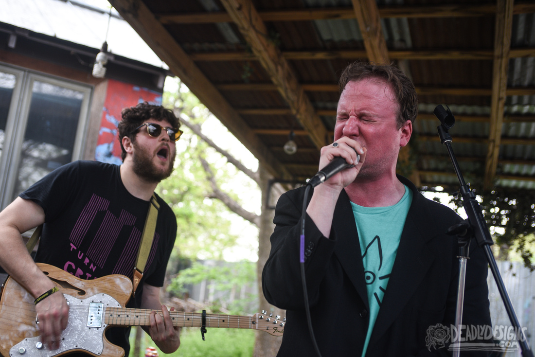 Protomartyr performing live during SXSW on March 18, 2016, in Austin, Texas.