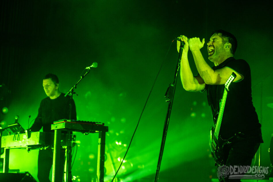 Congrats to Trent Reznor and Atticus Ross of Nine Inch Nails, and Jon Batiste on their Academy Award win for the the score of "Soul." Such a great film and score. Here's a photo of Trent and Atticus playing in 2018 at The Fox Theatre