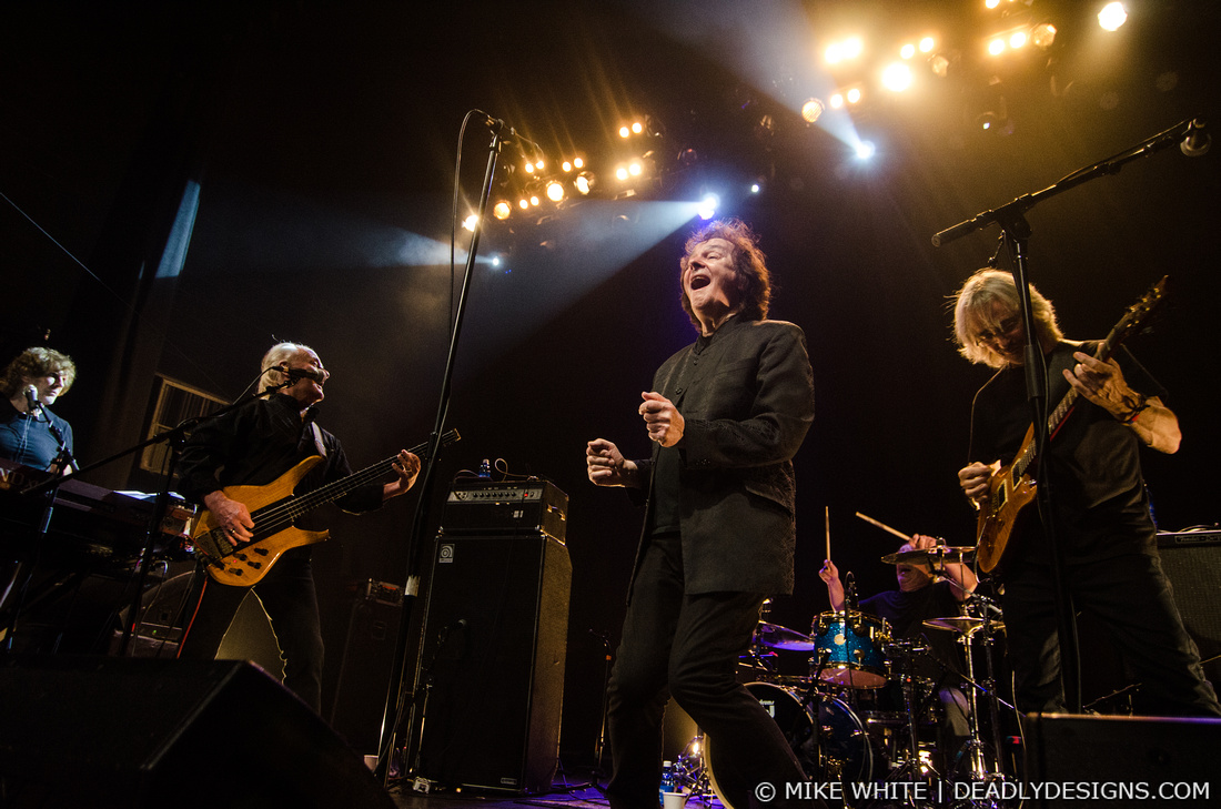 The Zombies performing live at the Georgia Theatre on April 18 2014, in Athens, Georgia.