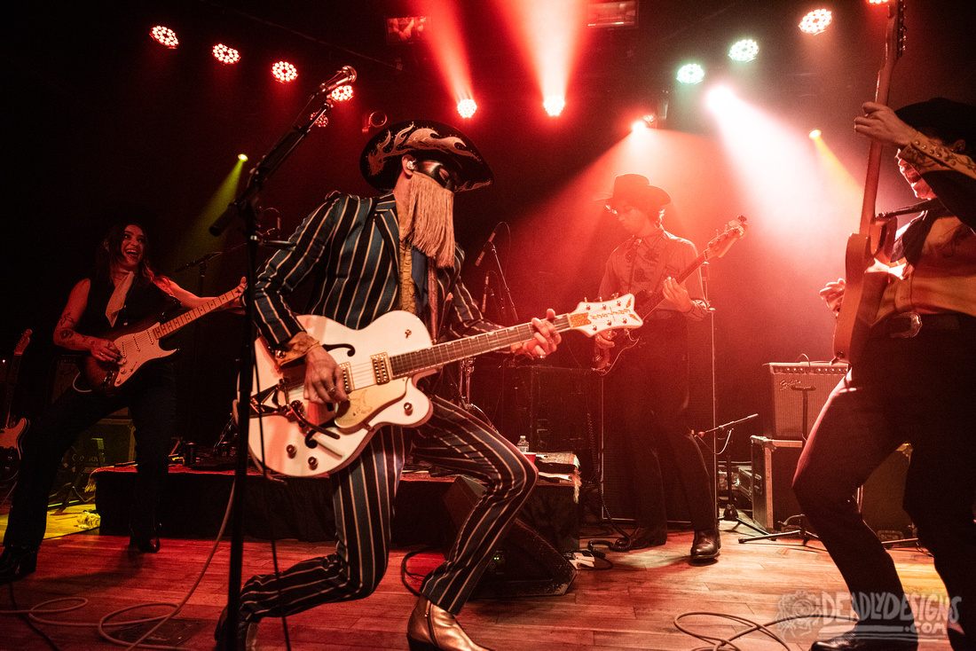 Orville Peck performing live at Terminal West on October 23, 2021, in Atlanta, Georgia.