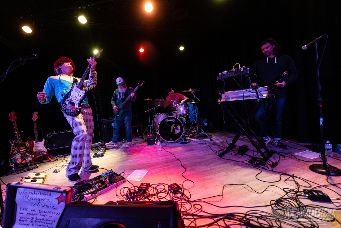 Timi & Wonderland Rangers performing live at Nuci's Space on November 8, 2021, in Athens, Georgia.