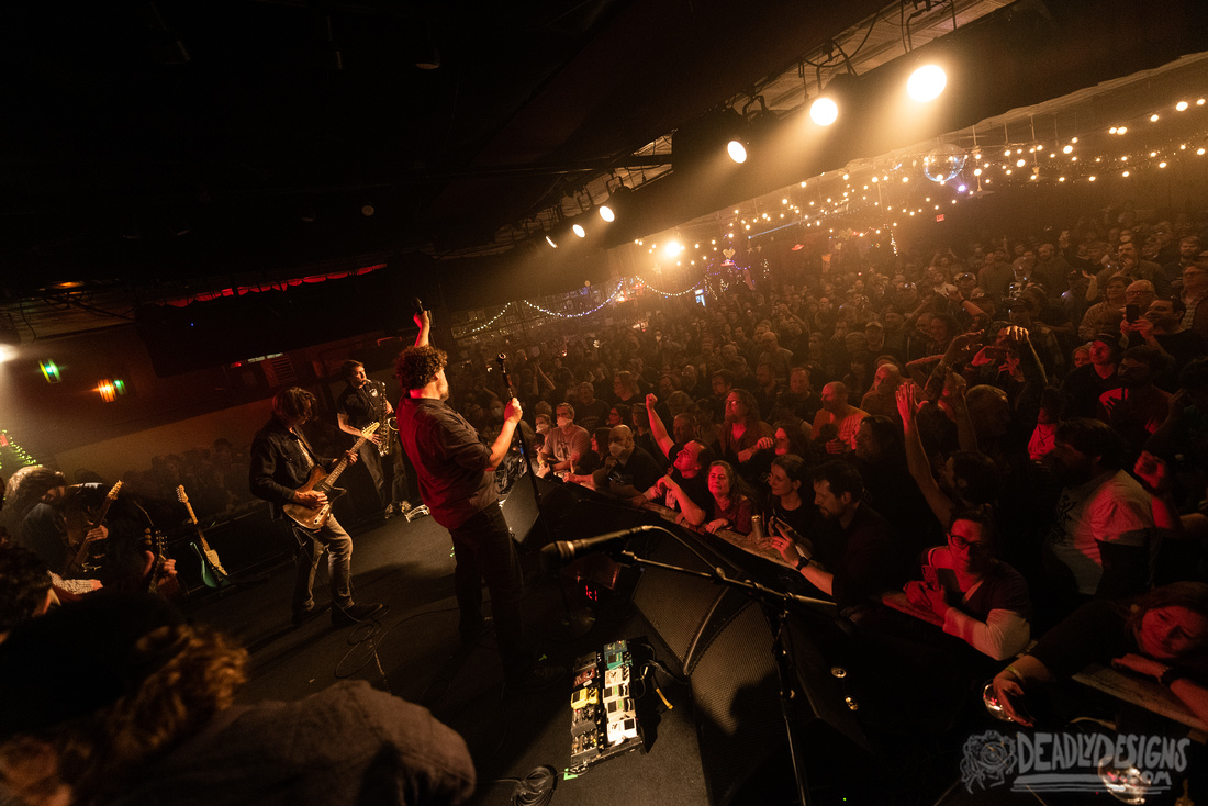 Drive-By Truckers performing live at the 40 Watt Club during the HeAthen's Homecoming on April 9, 2022, in Athens, Georgia.