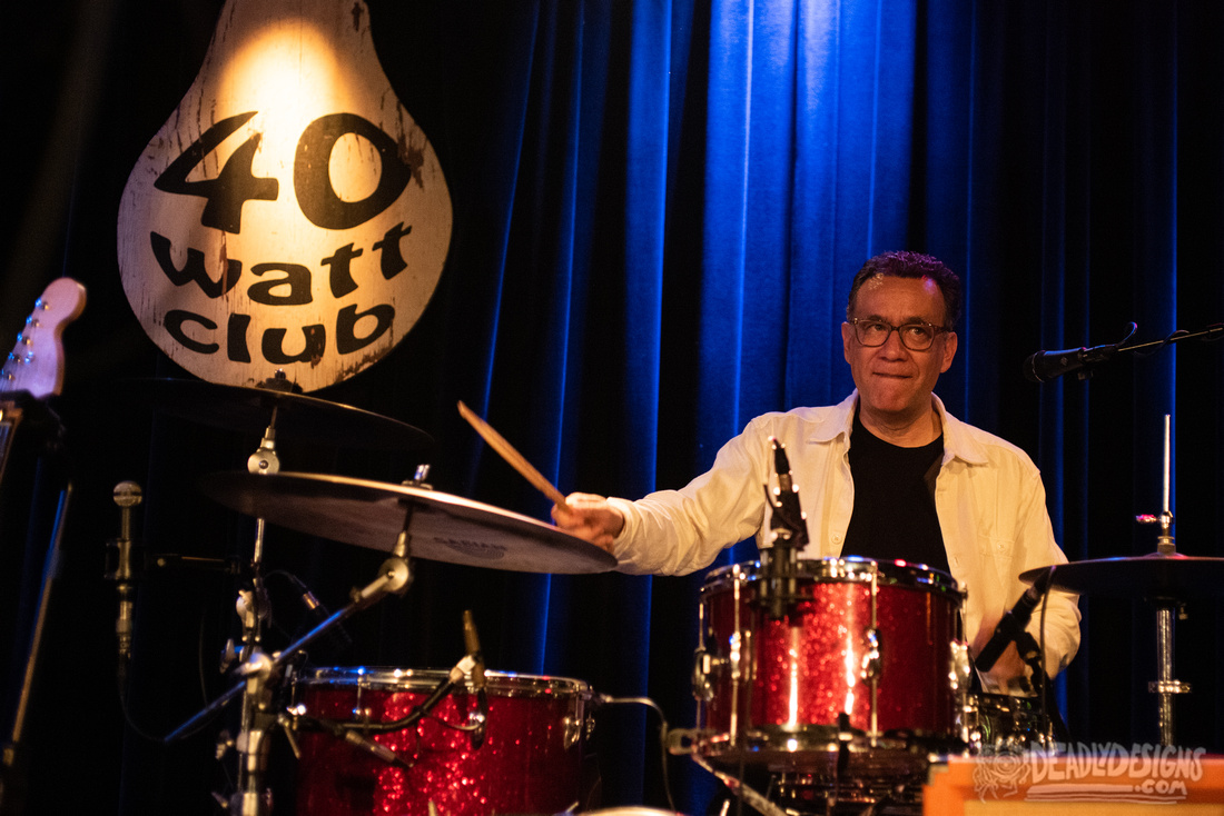 Fred Armisen performing live at the 40 Watt Club during the Comedy for Musicians but Everyone is Welcome Tour on June 14, 2022, in Athens, Georgia.