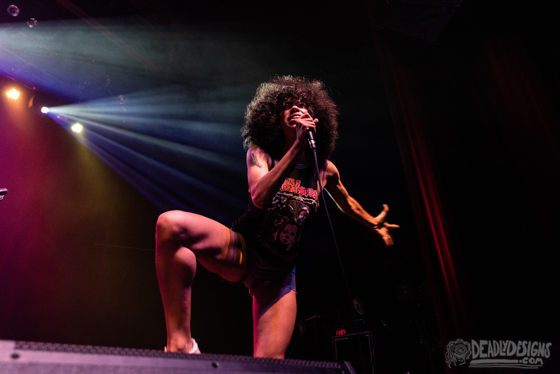 Linqua Franqa performing live at the Georgia Theatre during AthFest Music & Arts Festival on June 24, 2022, in Athens, Georgia.