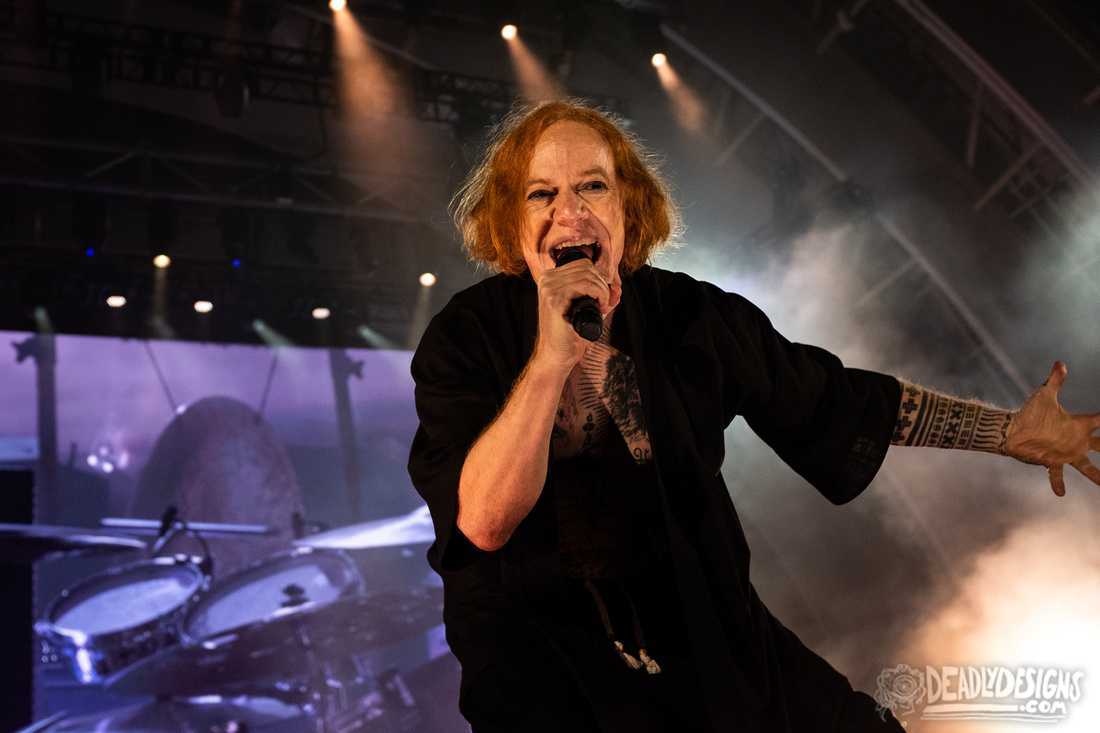 Danny Elfman performing live at the Hollywood Bowl on October 28, 2022, in Los Angeles, California.