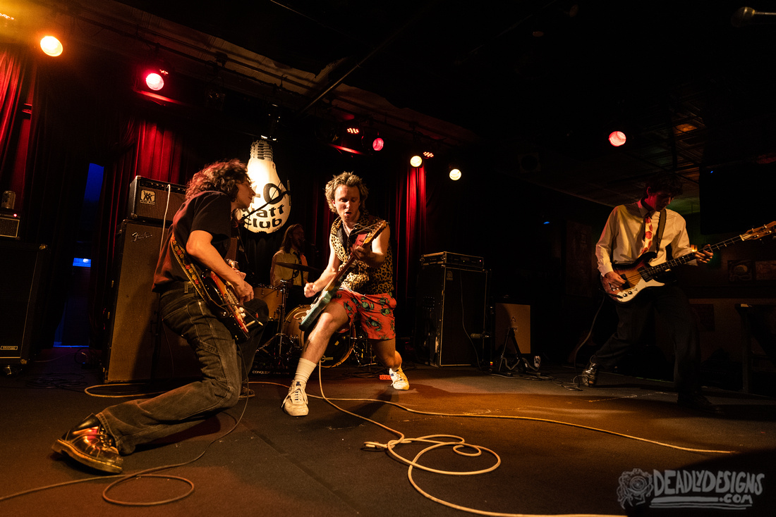 Nuclear Tourism performing live at the 40 Watt Club on May 12, 2023, in Athens, Georgia.