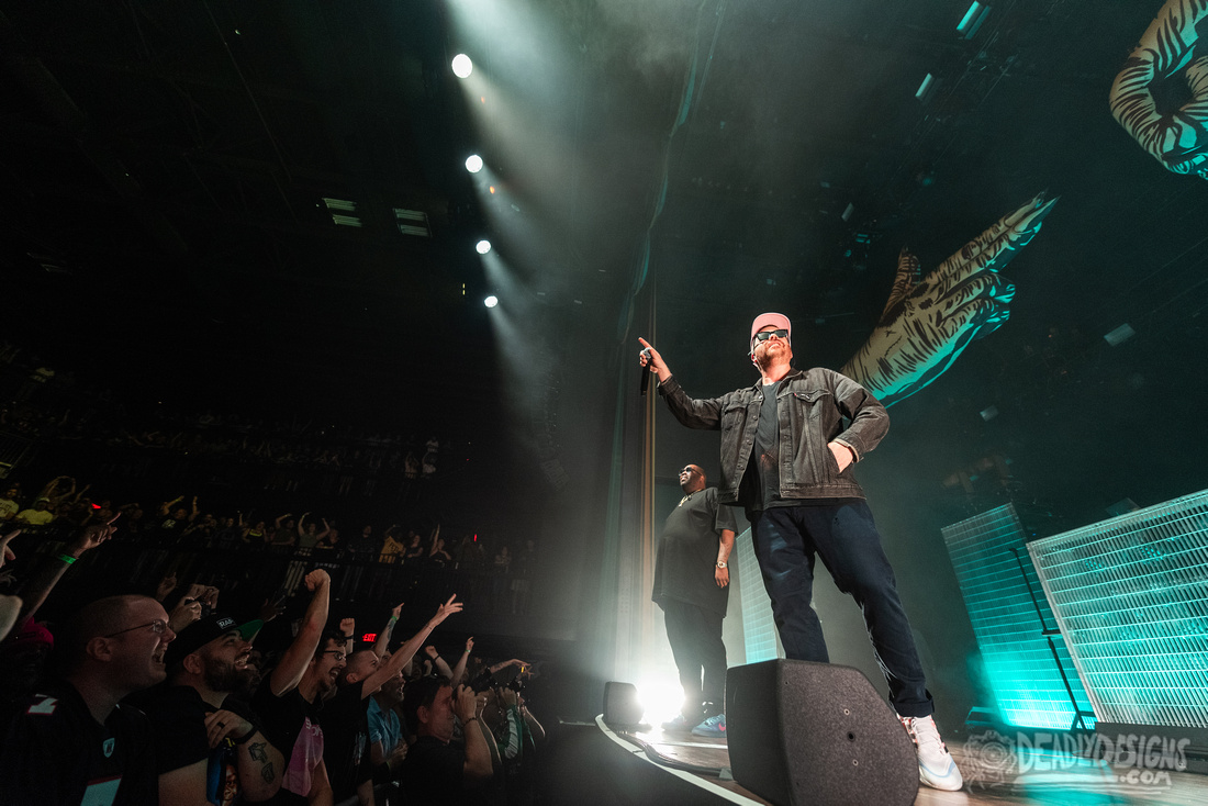 Run the Jewels performing live at The Eastern Celebrating 10 years of Run the Jewels on October 2, 2023, in Atlanta, Georgia.