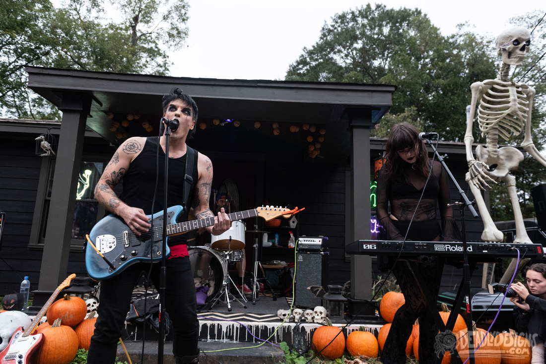 Vision Video performing live at Historic Athens Porchfest 2023 on October 15, 2023 in Athens, Georgia.