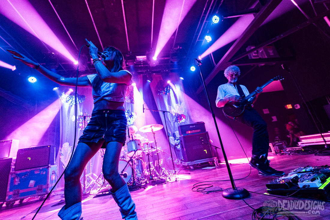 Blonde Redhead performing live at Terminal West on February 22, 2024 in Atlanta, Georgia.